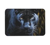 Panther with Blue Eyes Diatome, tappetino da bagno assorbe umidità e sporco, con retro in gomma antiscivolo, adatto sotto la porta, per pavimento del bagno, vasca, doccia, lavandino