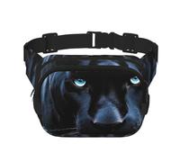 Panther With Blue Eyes Marsupio marsupio piccolo alla moda a tracolla marsupio leggero marsupio per donne uomini corsa allenamento escursionismo viaggi