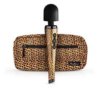 Panthra Shaka Wand - ricaricabile massaggiatore vibrante (leopardo-nero)