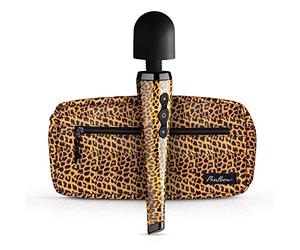 Panthra Massaggiatore Wand Shake, Dispositivo Terapeutico per Massaggiare Tutto il Corpo, Per un Massaggio Intenso e Rilassante, Massaggiatore inclusivo Borsa Abbinata, Leopardo Massager