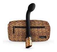 Vibratore per il Punto G Ricaricabile e Impermeabile Panthra Nila in Leopardo Nero