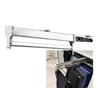 Pantiere per estrazione regolabile a sospensione dell'asta, porta per il guardaroba a monte LWX