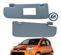 PANTINE ALETTE PARASOLE FIAT PANDA 312 DAL 2012 LATO DESTRO+SINISTRO GRIGIE
