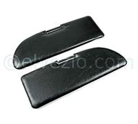 Pantine Parasole Colore Nero Compatibile con Fiat 500 F, 500 L, Fiat 500 R, Fiat 500 Giardiniera Base F, 600 e Autobianchi Bianchina Berlina Base F, Cabriolet Base F e Panoramica Base F.
