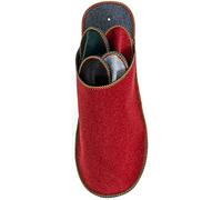 Pantoffelmann Set pantofole ospiti feltro I 4 Paia pattine feltro pieghevoli diverse misure e colori I Set pantofole in grande pantofola I Set ciabatte ospiti resistente e di qualità