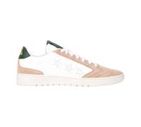 PANTOFOLA D’ORO 1886 Wembley, Scarpe da Ginnastica Uomo, Bianco/Ecru/Verde, 46 EU