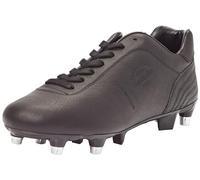 PANTOFOLA D'ORO 1886 Scarpe Calcio Uomo LAZZARINI 2.0 in Canguro Nero Suola Nera Ideale su Terreni Morbidi Fangosi [Taglia: 46 EU]