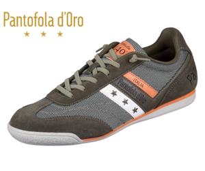 PANTOFOLA D'ORO PD001001761M-02 VASTO SNEAKERS SCARPE UOMO LACCI STRINGHE GREEN