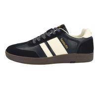 Pantofola d'Oro PD001003053M - Scarpe basse con lacci, in pelle, da uomo, colore: Blu, Blu, 46 EU
