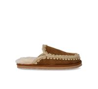 PANTOFOLA FULL ESKIMO STITCH COGNAC MOU 41