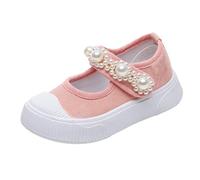 Pantofole 23 ampi slippers invernali per ragazzi e ragazze per la casa, per interni, in cotone, per bambini, Colore: rosso, 24 EU
