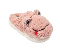 Pantofole a forma di animale fuzzy per adulti pantofole a forma di rana in peluche carino pantofole comode con suola morbida pantofole calde punta chiusa scarpe da interno antiscivolo scarpe casual