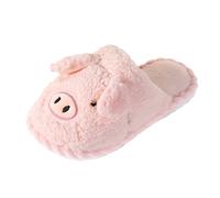 Pantofole a forma di maiale per le donne Peppa Pig pantofole per adulti comode scarpe da casa carino pantofole a forma di animale caldo cursori invernali per la casa cursori pelosi bel modello scivoli