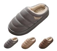 Pantofole a forma di pane da donna pantofole spesse suola morbida EVA cursori interni spessi cursori autunno inverno caldi scarpe da casa pagnotta di pane scivoli unisex coppia pantofola per camera da