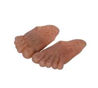 Pantofole a forma di piede gigante, comode, per cosplay e feste in maschera