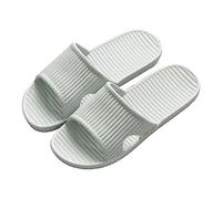 Pantofole antiscivolo da donna, morbide, ad asciugatura rapida, antiscivolo, sandali estivi da spiaggia e piscina, con punta aperta, per interni, casa, giardino, bagno, Verde menta, 42 EU