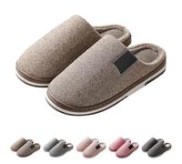 Pantofole antiscivolo da donna pantofole grosse unisex coppia cursori semplici cursori camera da letto suola spessa pantofole comode ortopediche scivoli punta chiusa pantofole casa per piedi gonfi