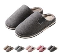 Pantofole antiscivolo da donna pantofole grosse unisex coppia cursori semplici cursori camera da letto suola spessa pantofole comode ortopediche scivoli punta chiusa pantofole casa per piedi gonfi