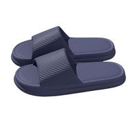 Pantofole antiscivolo in EVA a drenaggio rapido con suola testurizzata per una migliore presa, design leggero adatto per bagno, palestra e uso in piscina (40-41 blu)