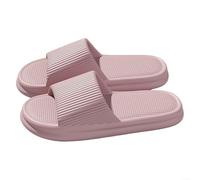 Pantofole antiscivolo in EVA a drenaggio rapido con suola testurizzata per una migliore presa, design leggero adatto per bagno, palestra e uso in piscina (36-37 rosa)