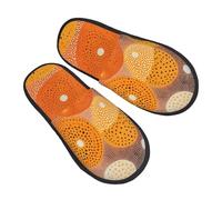Pantofole artistiche astratte per donne e uomini, geometriche antiscivolo, pantofole da casa per interni, comode calzature pelose in memory foam, scarpe da viaggio per camera da letto, Multicolore, 8