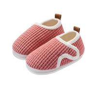 Pantofole Bambina Invernali Pelose Morbide Antiscivolo Comode Calde Peluche Ciabatte Inverno Ragazza Velluto Elegante Casuale Interno Casa Divertenti Animal Scarpe (Watermelon Red, 25 Little Child)