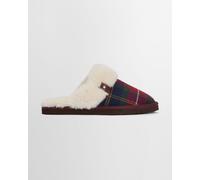 Pantofole Barbour Claudia Tartan Mule rosso scuro blu verde donna - 38