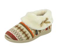 Pantofole Bootee In Memory Foam Stampato Azteco Emily Rose Per Signore