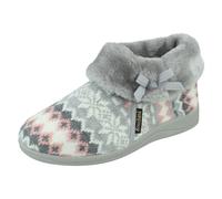 Pantofole Bootee In Memory Foam Con Stampa Norvegese Rosebank Per Donne
