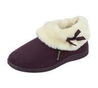 Pantofole Bootee In Velour Con Memory Foam Sharon Per Signora