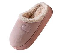 Pantofole Casa Donna Ciabatte Donna Invernale Pelose Eleganti Camera Pantofole Chiuse Di Cotone Con Fodera Ciabatta Interne Calde Leggere Scarpe Spessore E Silenziosa Suola Ciabattine Interno Esterno
