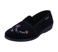 Donna Rosebank Tessuto Casual Riposo Fiore Dettagliato Pantofole Tanya