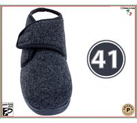 Pantofole Chiuse Uomo a Strappo Arizona by Patrizia Azzi CA247 Nero Austriaco