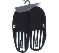 Pantofole Ciabatte Imbottite Juventus Nere con Logo Unisex Uomo Donna Bambino