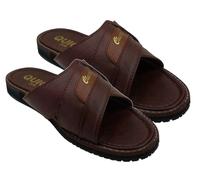 Pantofole classiche da camera aperte per casa ciabatte Uomo QUICK 206 Eco Pelle