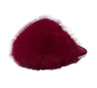 Pantofole comode Pantofole da donna in pelliccia elegante per la casa | Suola antiscivolo Slippers Punta Aperta Scarpe Schiuma Memoria Pantofole Falso Caldo per Casa Interni Esterni
