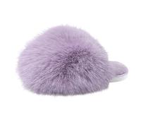 Pantofole comode Pantofole da donna in pelliccia elegante per la casa | Suola antiscivolo Slippers Punta Aperta Scarpe Schiuma Memoria Pantofole Falso Caldo per Casa Interni Esterni