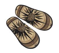 Pantofole Compass Wind Road Map Moda Pantofole In Peluche Morbide Ciabatte Invernali Per Invernali Coppia Campeggio L