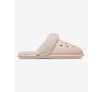 Pantofole Crocs Classic Fuzz Scuff beige bianco - 39-40