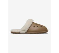 Pantofole Crocs Classic Fuzz Scuff marrone bianco - 45-46