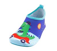 Pantofole da acqua per bambini e bambine, estive e giovani, leggere, antiscivolo, morbide, per l'asilo, traspiranti, per la spiaggia, per il nuoto, C blu, 33 EU