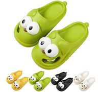 Pantofole da bacio con la lingua, pantofole per cani con gli occhi grandi, simpatiche e divertenti pantofole da cartone animato 3d, pantofole da donna per cani da cartone animato, pantofole da carton