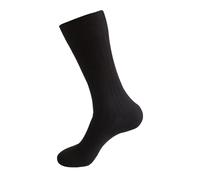Pantofole da bambino Autumn Inverno Uomo Mid Tube Solid Color Cotton Business Socks Invisibile Calze Donna, a, S