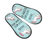 Pantofole Da Casa Cute Horse Doing Yoga Pose Pattern Ciabatte Da Viaggio Lavabili Casual Ciabatte Per Donna Invernali Spa L