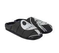 Pantofole da casa da incubo prima di Natale - Colore nero e bianco - Taglie 42/43 - Pantofole - Scarpe in poliestere con suola TPR - Prodotto originale progettato in Spagna, nero e rosso, 42/43 EU