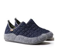 Pantofole da casa da uomo in feltro e tessuto - NIL-UM Navy, 41 EU.