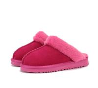 Pantofole da casa in Memory Foam Fuzzy da Donna, comode e Soffici Pantofole Invernali, Calde e accoglienti, scivoli Slip-on per Interni per Camera da Letto,Rose Red,43 EU
