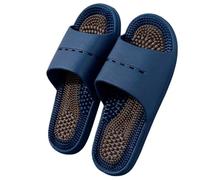 Pantofole da casa in PVC for uomo e donna, massaggio antiscivolo, morbide(Blue,40-41)