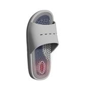 Pantofole da casa in PVC for uomo e donna, massaggio antiscivolo, morbide(GRAY,40-41)