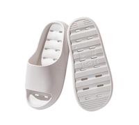 Pantofole da Casa Pantofole da casa che perdono fondo spesso uomo donna estate bagno coppia antiscivolo sandali interni con fondo morbido pantofole all'esterno Ciabatte da Doccia(Bianco,42-43)
